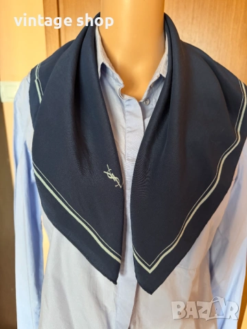 Копринен шал Yves Saint Laurent