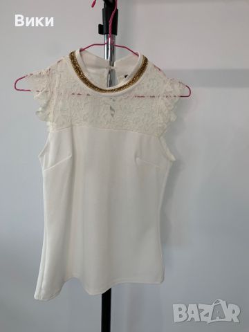 Елегантна блуза размер S/M, снимка 9 - Тениски - 45780750