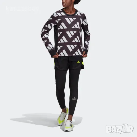 adidas Own The Run Celebration Sweatshirt - страхотна дамска блуза КАТО НОВА М, снимка 2 - Блузи с дълъг ръкав и пуловери - 49667721
