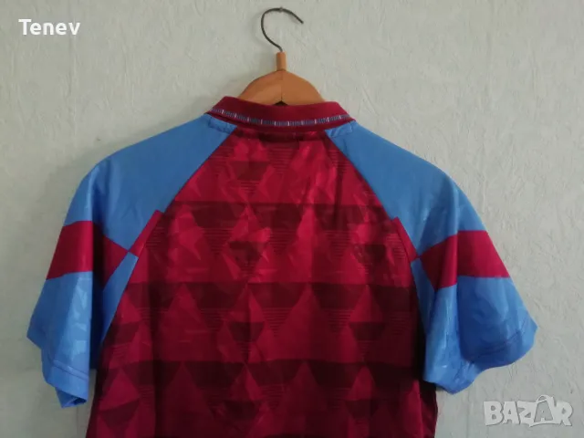 Aston Villa 1990/1991/1992 ретро футболна тениска фланелка Астън Вила размер М , снимка 4 - Тениски - 49421157