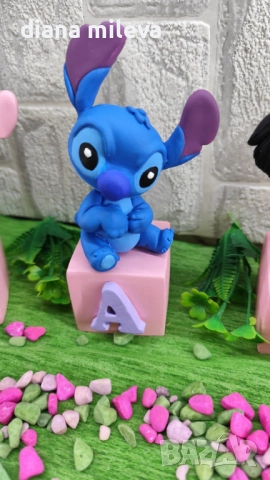 Кубчета с име с любимият Стич!!, снимка 9 - Декорация за дома - 52429019