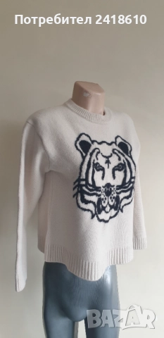 KENZO Paris Wool / Knit Womens Size  M  ОРИГИНАЛ! Дамски Пуловер !, снимка 10 - Блузи с дълъг ръкав и пуловери - 52682893