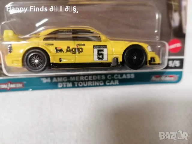 Hot Wheels `94 AMG-Mercedes C-Class DTM Touring Car Premium, снимка 2 - Колекции - 49419682