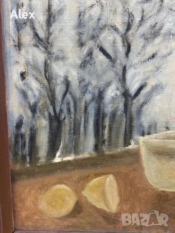 Картина масло върху платно, снимка 6 - Антикварни и старинни предмети - 52824917