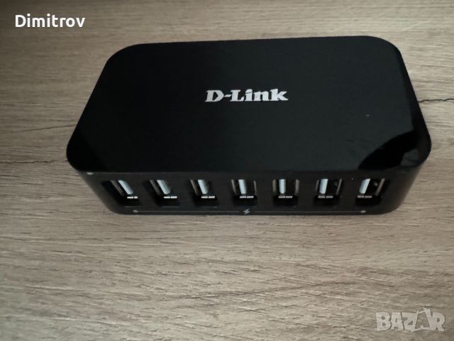 D-Link 7‑портов USB 2 хъб DUB-H7 / dlink 7-port usb hub, снимка 1 - Други - 46145690