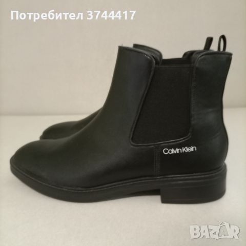 Чисто нови оригинални естествена кожа, Марка ®"Calvin Klein" обувки , снимка 1 - Дамски обувки на ток - 46485211