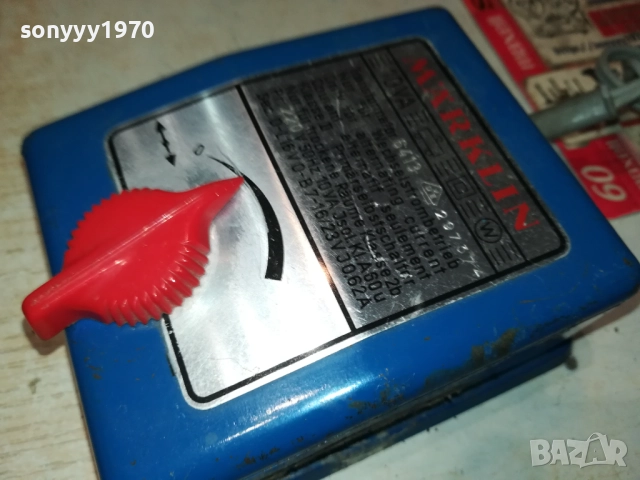 MARKLIN TRAFO 6413-MADE IN WESTERN GERMANY ВНОС SWISS 130925139, снимка 6 - Друга електроника - 51703902