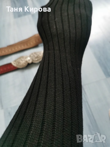 Пафти с колан, плетени чорапи и памучна дантела! Чудесно допълнение за народна носия , снимка 4 - Антикварни и старинни предмети - 54137837