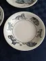 Английски комплект чинни с декор котки -Staffordshire tableware England, снимка 3