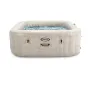 Надуваемо джакузи Intex PureSpa Chevron Bubble Deluxe, 6 места, 239 х 71 см, 170 въздушни струи, бял, снимка 2