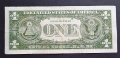 Банкнота 2 . САЩ.  Долар . 1 долар . Син печат . 1957  А  година., снимка 2