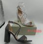 Стилни дамски сандали с отворен дизайн и елегантен ток, снимка 1 - Сандали - 45735067