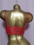 Hunkemoller 75 B Червен кожен сутиен , снимка 8