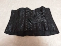 4XL Черен сатенен корсет , снимка 12