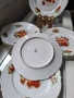 Антикварен Комплект Десертни Чинии „P.K. Silesia“ – Късче История от Силезия, снимка 16