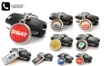 Автомобилни метални ключодържатели за Volkswagen Skoda Seat Suzuki Fiat Renault Alfa Romeo Peugeot, снимка 3