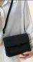 Черна чантичка през рамо с две прегради , снимка 5