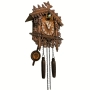 Стенен дървен часовник с кукувица, традиционна дървена къща,ръчно изработен,Шале Европейски стил , снимка 6