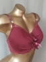 BODYFLIRT 85 E Сутиен в бордо и в кафяво, снимка 3