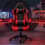 Ергономичен офис и геймърски червен стол – Максимален комфорт за гърба и врата, регулируем, снимка 3