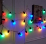 Гирлянд от крушки с цветни светлини , снимка 4