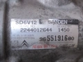 Климатичен компресор за PEUGEOT 1007 / Citroen C2 C3 , 1.4 /1.6 HDi, Sanden SD6V12 1450, 9655191680,, снимка 2