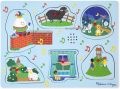 продавам Melissa & Doug - Дървен музикален пъзел - Детски песнички, снимка 1