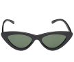 Слънчеви очила Дамски черна рамка пеперуда тъмни стъкла, снимка 2