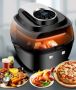 Смарт Фритюрник за пържене без мазнина 6.5 л Smart Fries Air Fryer 6.5L, снимка 1