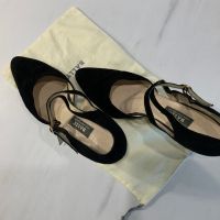 Bally дамски велурени обувки на нисък ток, снимка 3 - Дамски обувки на ток - 45109023