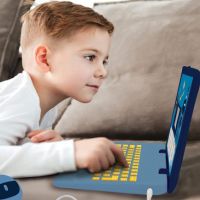 Детски лаптоп Lexibook Batman, образователен двуезичен лаптоп Батман, френски + английски, 124 дейно, снимка 4 - Образователни игри - 45888124