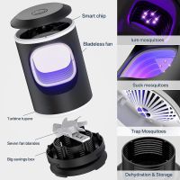 Fly Killer, Fly Zapper Indoor UV лампа за унищожаване на комари с USB зареждане, снимка 4 - Други - 45385335