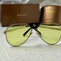 Gucci 2024 мъжки слънчеви очила авиатор с кожа 5 цвята, снимка 9 - Слънчеви и диоптрични очила - 45484592