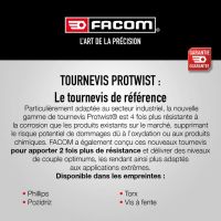 FACOM Made in France - 10 броя PROFI SET Отверки !! НАЙ-НОВИЯ, ПОСЛЕДЕН МОДЕЛ !!ORIGINAL FACOM!!НОВИ, снимка 9 - Гедорета - 34456513