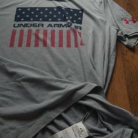 under armour - страхотна мъжка тениска Л, снимка 6 - Тениски - 45512758