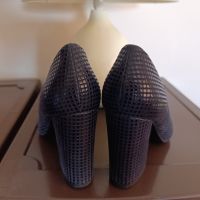 Дамски елегантни обувки с висок дебел ток, снимка 3 - Дамски обувки на ток - 45113139