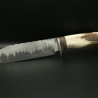 Ръчно изработени ножове от дамаска стомана, сакс от неръждаема стомана, снимка 7 - Ножове - 37276535