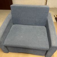 Кресло, фотьойл - разтегателен единично легло , снимка 3 - Дивани и мека мебел - 45717875