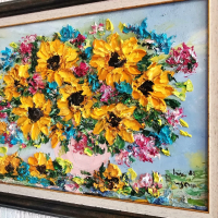 Картини с цветя, маслени бои , снимка 10 - Картини - 44967156