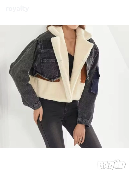 Дамско Пухено Яке , снимка 1