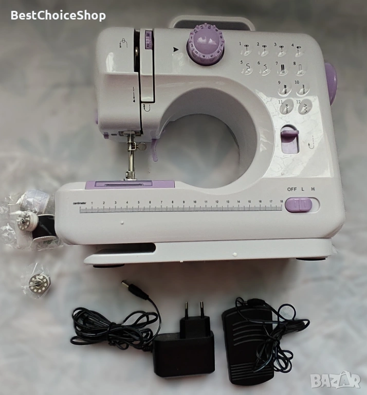 Мини шевна машина с 12 различни вида шевове UFR-505, снимка 1