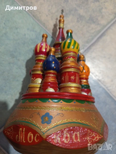 Соц руски музикален  сувенир Кремъл , снимка 1