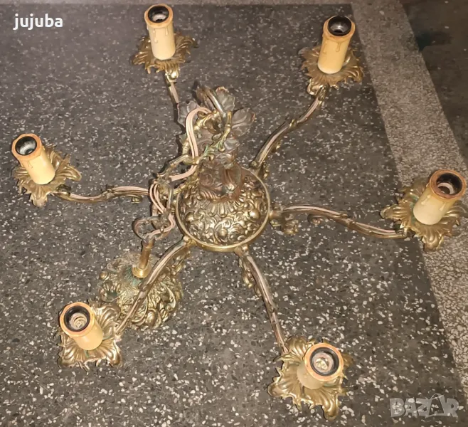 Бронзов Бароков Полилей, снимка 1