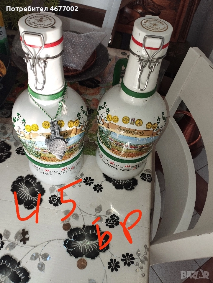 красиви рисувани шишети, снимка 1