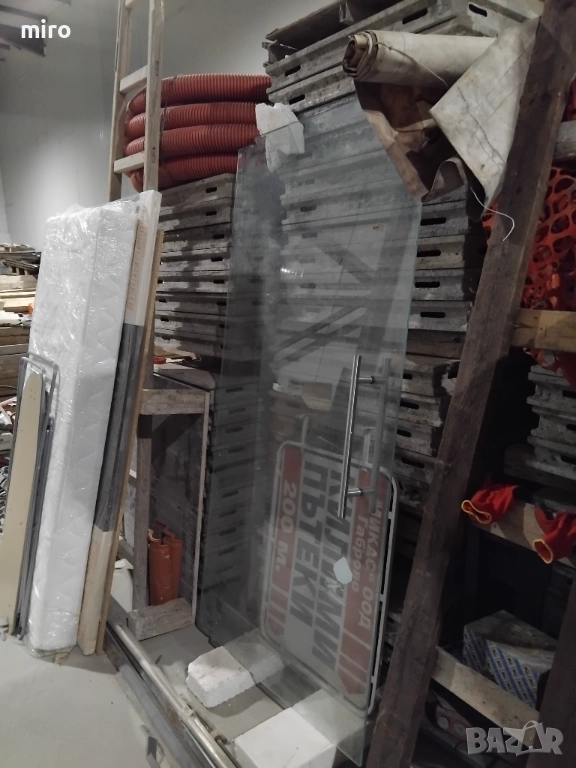 Стъклена входна врата за магазин 10 мм калено стъкло!, снимка 1