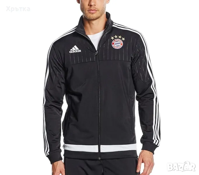 Adidas Bayern Munchen - Оригинално мъжко горнище размер L, снимка 1