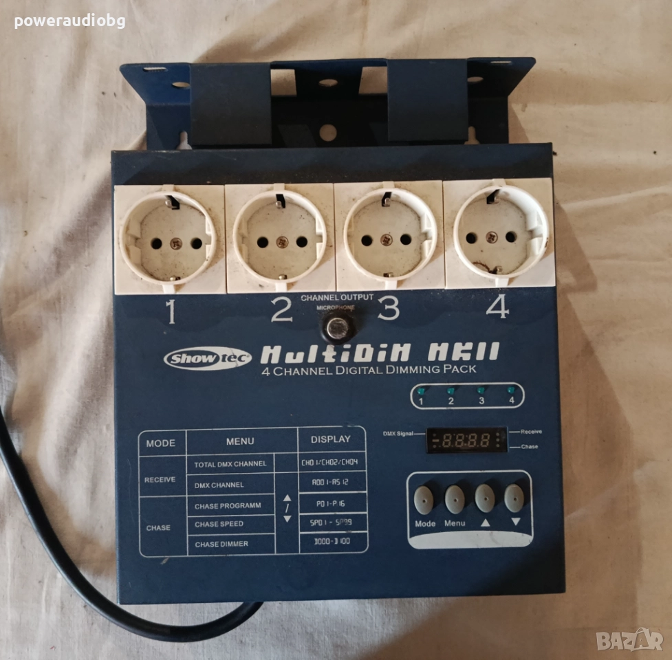 Четирикален димер ShowTec MultiDin Mk II - 4 по 6,3A, снимка 1