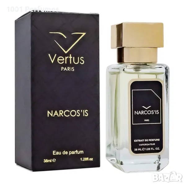 Унисекс мини парфюм Vertus Narcos'is EDP 38ml, снимка 1