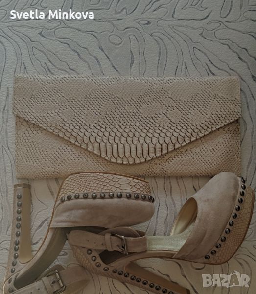 Комплект обувки и чанта , снимка 1