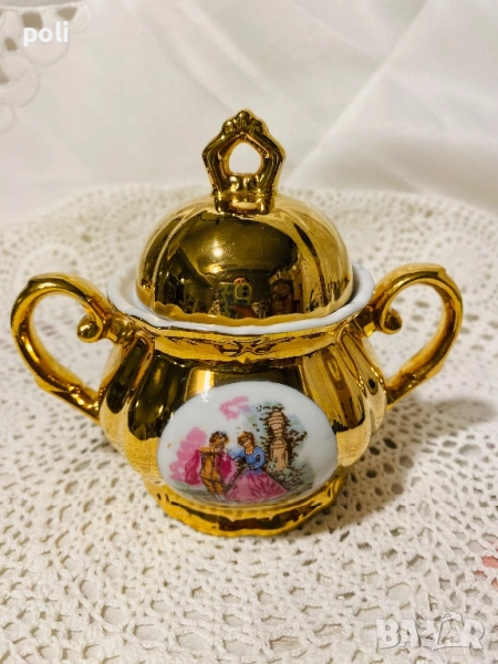 порцеланова захарница , снимка 1